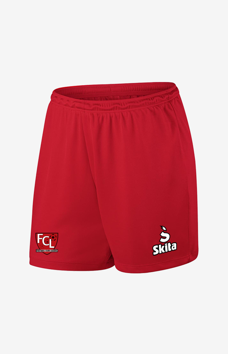 Short classique rouge (FC Lissois)